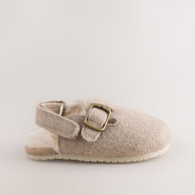 Neutral Baby Faux Lined Clog Shoes