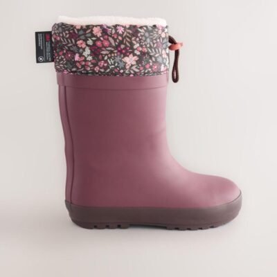 Burgundy Red Cuff Wellies