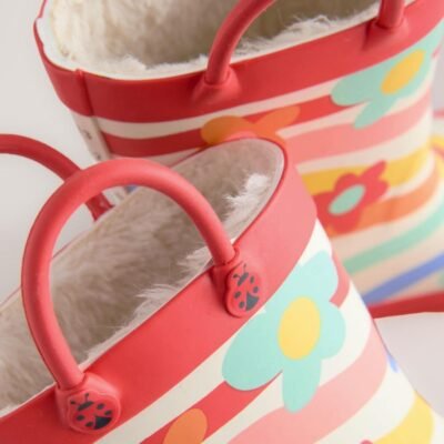 Multi Rainbow Handle Wellies