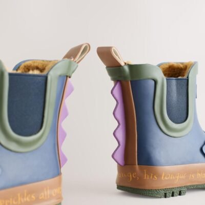 Navy Gruffalo Warm Lined Ankle Wellies