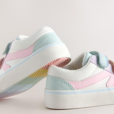 Multi Colourblock Standard Fit (F) Touch Fastening Trainers