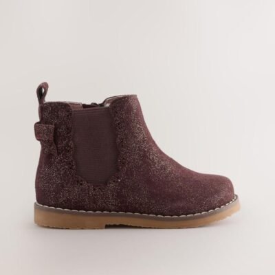 Chocolate Brown Wide Fit (G) Chelsea Ankle Boots