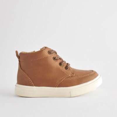 Tan Brown Wide Fit (G) Warm Lined Chukka Boots