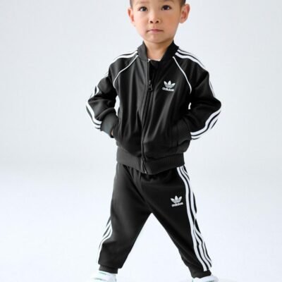 adidas Originals Black Adicolor SST Infant Kids Tracksuit