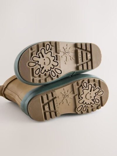 Brown Bear Warm Lined Ankle Wellies