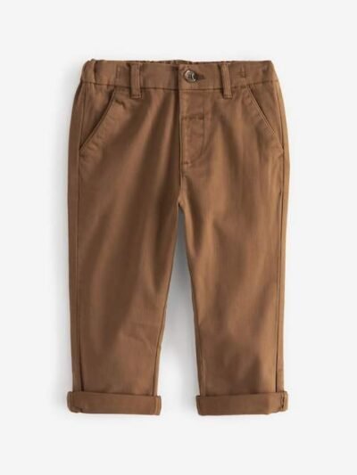 Ginger Tan Stretch Chino Trousers
