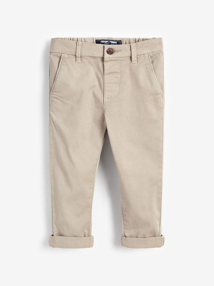 Stone Stretch Chino Trousers