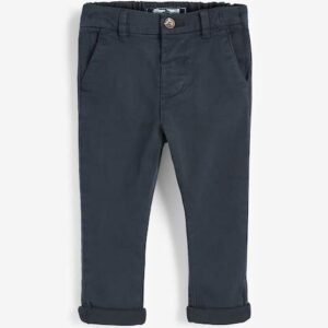 Navy Blue Stretch Chino Trousers