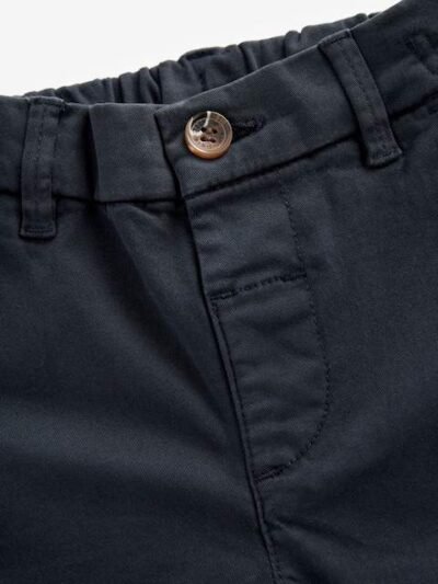 Navy Blue Stretch Chino Trousers