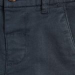 Navy Blue Stretch Chino Trousers