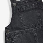 Black Denim Pinafore Dress