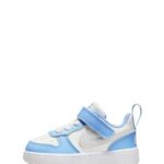 Nike White Blue Grey Infant Court Borough Low Recraft Trainers