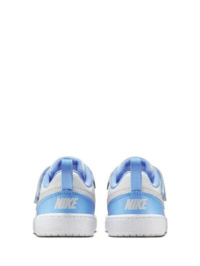 Nike White Blue Grey Infant Court Borough Low Recraft Trainers