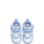 Nike White Blue Grey Infant Court Borough Low Recraft Trainers