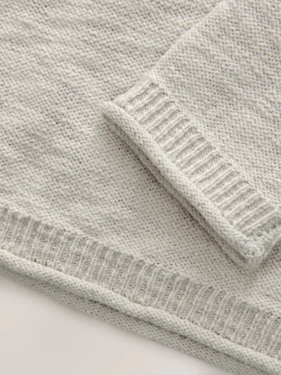 Classic Baby Knit Henley Jumper AL8-565 sleeve