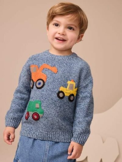Blue Diggers Knitted Jumper
