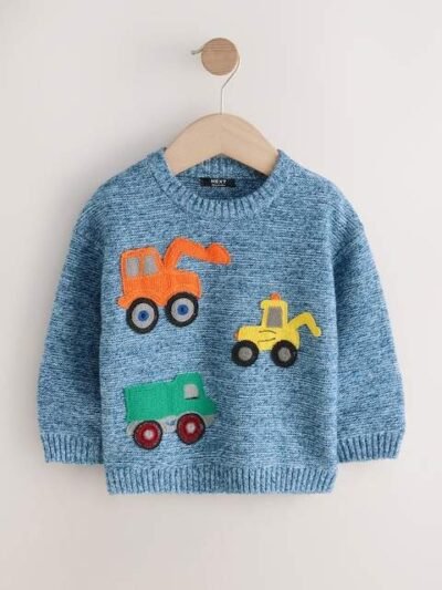 Blue Diggers Knitted Jumper