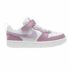 Nike White/Pink Plum Junior Court Borough Low Recraft Trainers