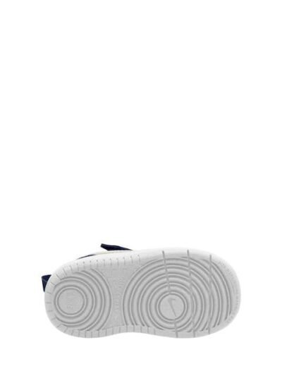 Nike Dark Team Red/Navy Infant Court Borough Low Recraft Trainers