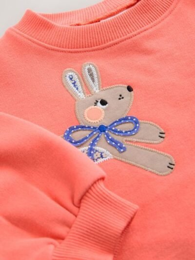 Red Character Relaxed Sweat Dress