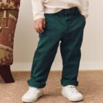 Green Stretch Chino Trousers