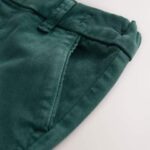 Green Stretch Chino Trousers
