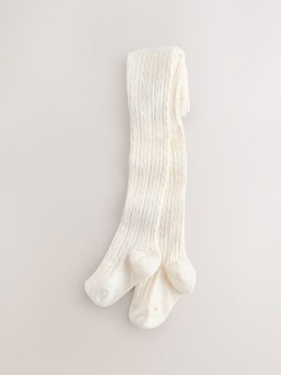 Navy Floral Embroidered Shorts with Tights