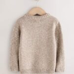Neutral Dogs Knitted Crew Neck Jumper