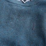 Navy Mock Gingham Shirt and Crew Neck 100% Cotton Jumper