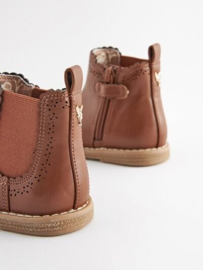 Tan Brown Standard Fit (F) Chelsea Ankle Boots