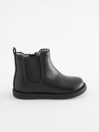 Black Standard Fit (F) Chelsea Ankle Boots