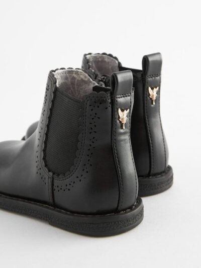 Black Standard Fit (F) Chelsea Ankle Boots