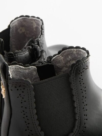 Black Standard Fit (F) Chelsea Ankle Boots