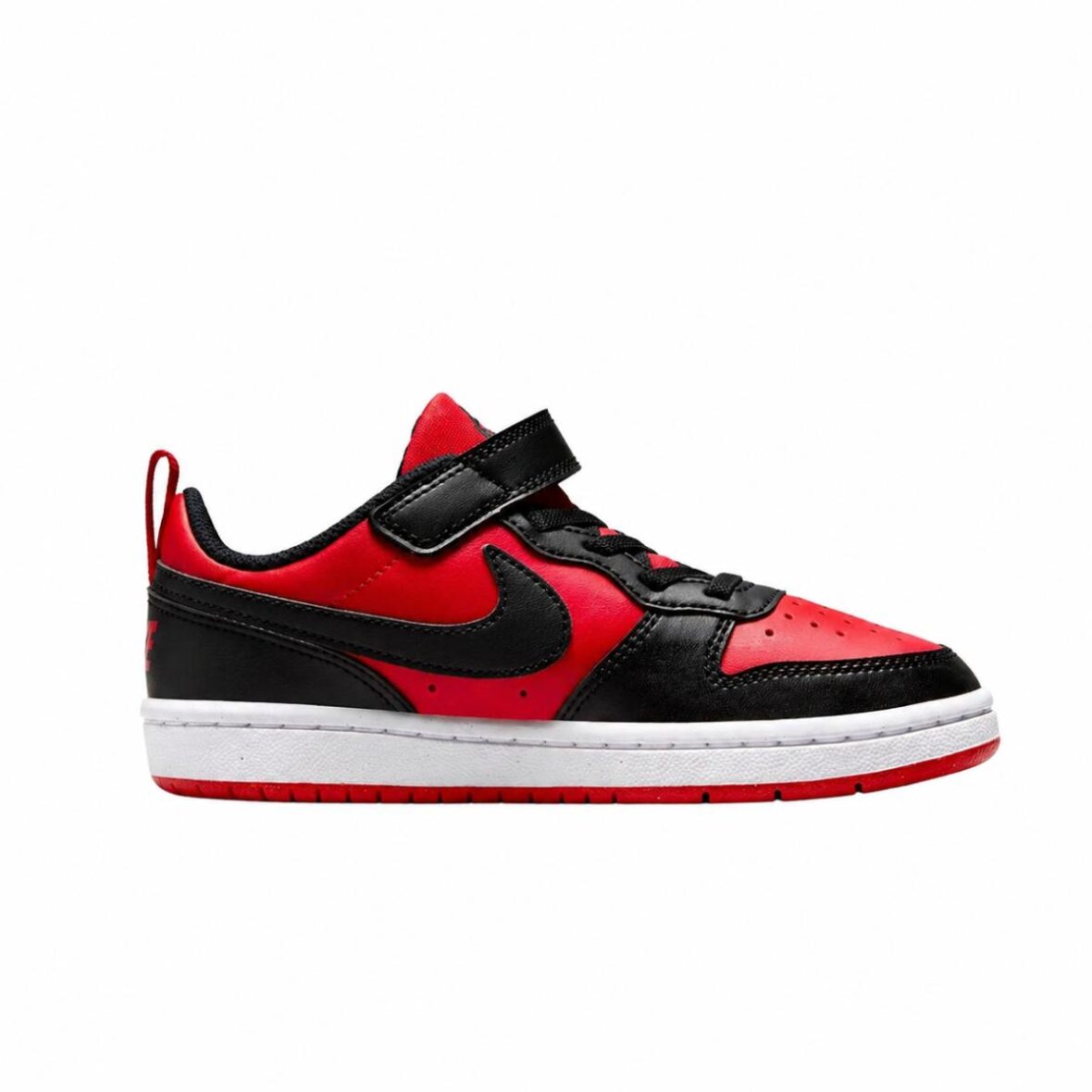 Nike Red/Black Junior Court Borough Low Recraft Trainers