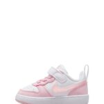 Nike White/Pink Infant Court Borough Low Recraft Trainers