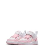 Nike White/Pink Infant Court Borough Low Recraft Trainers