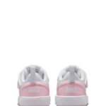 Nike White/Pink Infant Court Borough Low Recraft Trainers