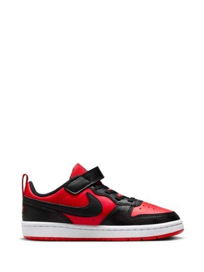 Nike Red/Black Junior Court Borough Low Recraft Trainers