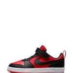 Nike Red/Black Junior Court Borough Low Recraft Trainers