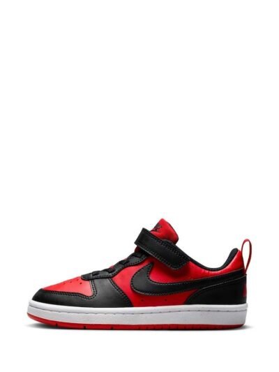 Nike Red/Black Junior Court Borough Low Recraft Trainers