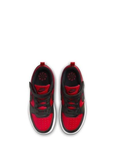 Nike Red/Black Junior Court Borough Low Recraft Trainers