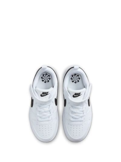 Nike White/Black Junior Court Borough Low Recraft Trainers