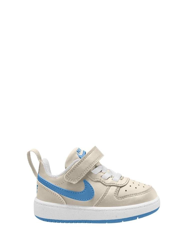 Nike Natural Beyond Blue Infant Court Borough Low Recraft Trainers