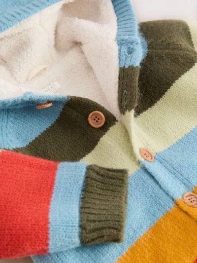 Multi Bright Stripe Character Cardigan