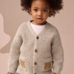 Neutral Bears Character Cardigan