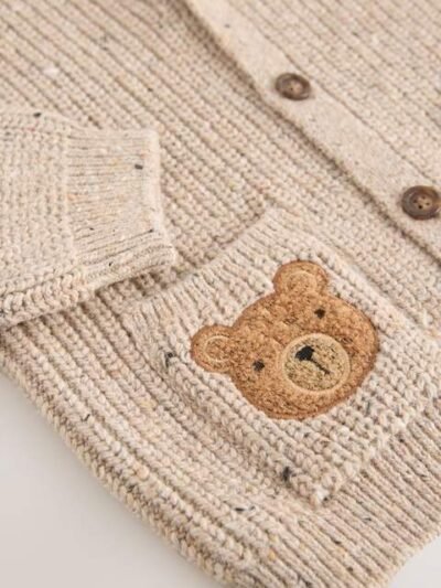Neutral Bears Character Cardigan