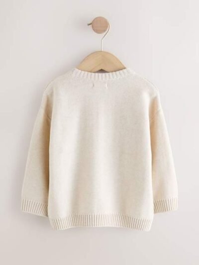 Cream Knitted Christmas Jumper