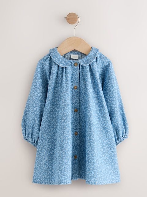 Denim Ditsy Shirt Dress