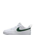 Nike White/Fir Green Junior Court Borough Low Recraft Trainers