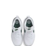 Nike White/Fir Green Junior Court Borough Low Recraft Trainers